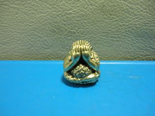 Phra Pidta Buddha Statue Luck Safe Charm Thai Amulet photo