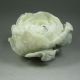 Hand - Carved Chinese Natural Jade Statue - Fortune Cabbage Other photo 2