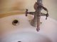 Vtg Kohler Cast Iron Bathroom Sink Antique 1912 Model 117 Fluted Column Base Plumbing photo 6