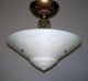 Antique Victorian Art Deco Semi Flush Mount Vintage Ceiling Lamp Light Fixture Chandeliers, Fixtures, Sconces photo 3