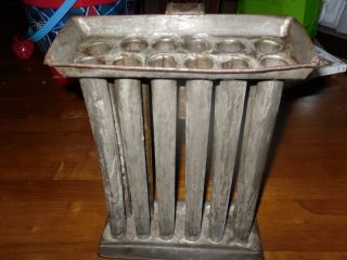 Antique Primitive Candle Mold Late 1800 ' S 12 Holes Useable Candle Maker photo