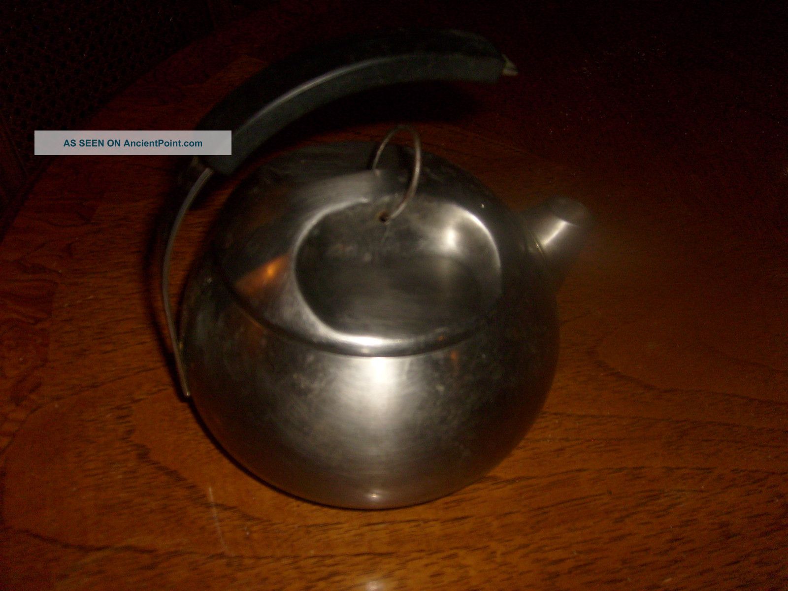 Vintage Kone Kettle Stainless Steel Brazil Metalware photo