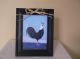 Vintage Style Rooster Wall/shelf Picture,  7 1/8 X 9 1/8 Primitives photo 3