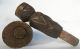 Timor Tribal Wooden Lime Container Cultural Artifact Late 20th C Pacific Islands & Oceania photo 2