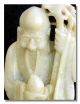 Chinese Old Jade Longevity Statue Carved Stone Nephrite Antique Good Fortunes Nr Other photo 10