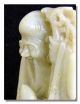 Chinese Old Jade Longevity Statue Carved Stone Nephrite Antique Good Fortunes Nr Other photo 7