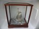 Finest Quality Antique Signed Japanese Sterling Silver Model Yacht Ship By Seki Other photo 3