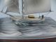 Finest Quality Antique Signed Japanese Sterling Silver Model Yacht Ship By Seki Other photo 7