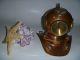 Brass And Copper Nautical Diving Helmet - Desktop Clock Clocks photo 1