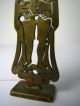 A Handmade Brass Figurine Medieval Figure Of Roland From Bremen German 19th Cent Metalware photo 9
