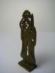 A Handmade Brass Figurine Medieval Figure Of Roland From Bremen German 19th Cent Metalware photo 2