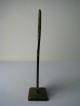 A Handmade Brass Figurine Medieval Figure Of Roland From Bremen German 19th Cent Metalware photo 4