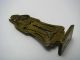 A Handmade Brass Figurine Medieval Figure Of Roland From Bremen German 19th Cent Metalware photo 5