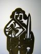 A Handmade Brass Figurine Medieval Figure Of Roland From Bremen German 19th Cent Metalware photo 7