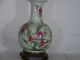 Chinese Antique Qing Dy Pomogranate Porcelain Vase Underglaze Reign Mark Vases photo 9