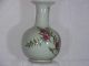 Chinese Antique Qing Dy Pomogranate Porcelain Vase Underglaze Reign Mark Vases photo 5