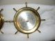 Nautical Seth Thomas Ship ' S Clock W/ Barometer,  Helmsman,  Circa 1960 - 70s Clocks photo 3