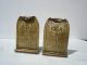 Roycroft Arts & Crafts Metalware Hammered Bookends Metalware photo 1