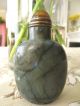 Classic Labradorite Stone Snuff Bottle With Traditional Rounded Shape Design Snuff Bottles photo 2