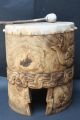 Xxl Huehuetl Drum Mexican Aztec Antique Musical Percussion Ethnic Instrument Percussion photo 1