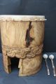 Xxl Huehuetl Drum Mexican Aztec Antique Musical Percussion Ethnic Instrument Percussion photo 3