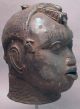 Rare Bronze Benin Metal Lostwax Method Leopard Nigeria Helmet Shrine Head Ethnix Other photo 3