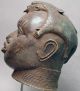 Rare Bronze Benin Metal Lostwax Method Leopard Nigeria Helmet Shrine Head Ethnix Other photo 7