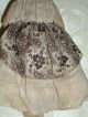 Antique 19th Century Old Rag Doll Dress Handdrawn Face With Hair Primitives photo 5