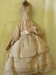 Antique 19th Century Old Rag Doll Dress Handdrawn Face With Hair Primitives photo 8