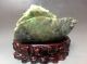 100% Natural Dushan Jade Hand - Carved Statue - Flower Other photo 1