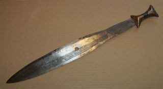 Congo Old African Knife Ancien Couteau Boa Afrika Kongo Africa D ' Afrique Dolk photo