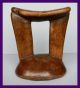 Unusual Shaped Headrest From Ethiopia With Golden Hue Other photo 5