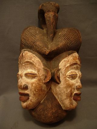 68,  Two Face Punu Mask,  Gabon photo