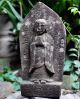 Japanese Buddhist Sculpture: Stone Jizo Bosatsu,  Dated Anei 2 (1773),  Edo Period Other photo 2
