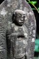Japanese Buddhist Sculpture: Stone Jizo Bosatsu,  Dated Anei 2 (1773),  Edo Period Other photo 6