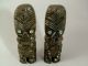 A Pair Of Hand Carved Maori Tiki Figures. Pacific Islands & Oceania photo 2