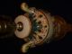 Antique Capodimonte Large Table Lamp - Pierced Classical Cherub Putti 2 Of 2 Lamps photo 5
