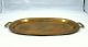 Antique Russian Imperial Brass Hand Hammered Oval Samovar Tray Platter Ca 1900 Metalware photo 1