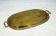 Antique Russian Imperial Brass Hand Hammered Oval Samovar Tray Platter Ca 1900 Metalware photo 5