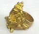 New Collection God Ring Lord Brass Gold Yellow For Men Amulets photo 5