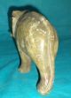 Vintage Rare Hand Crafted Marble Stone Decorative Elephant Figure Collectible India photo 5