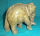 Vintage Rare Hand Crafted Marble Stone Decorative Elephant Figure Collectible India photo 6