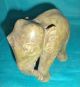 Antique Rare Hand Crafted Marble Stone Decorative Elephant Figure Collectible India photo 4