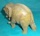 Antique Rare Hand Crafted Marble Stone Decorative Elephant Figure Collectible India photo 5