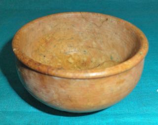 Vintage Hand Crafted Marble Stone Serving Bowl Collectible photo