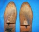 Pair Vintage Wooden Shoe Factory Industrial Mold Size 5 1/2 D Last 3095 Form Primitives photo 5