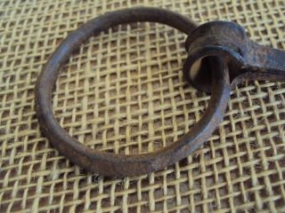 Old Hand - Wrought Iron Ring For Primitive Handle photo