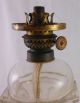 Sandwich Flint Glass,  Whale Oil Fluid Lamp,  Wafer Connection,  Gilt Dragon Shade Primitives photo 5