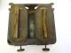 Antique Mica Window Co & Gs Union Brand Kerosene Sad Flat Cast Iron Heater Parts Stoves photo 6