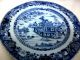 Antique Canton China Plate Chinese 1700s Handpainted Blue/white Import 18th Cent Plates photo 10